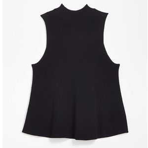 LOFT Mock Neck Swing Sweater Tank